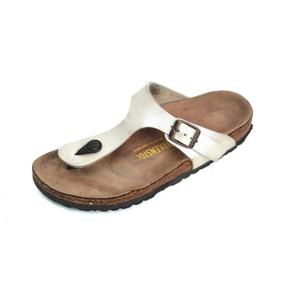 Birkenstock Gizeh Sandals Shoes Birko Flor Women's 38 Us 7 Reg/Narrow